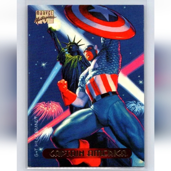 Captain America Trading Card🦸 Marvel Universe 🔥 - Picture 1 of 2